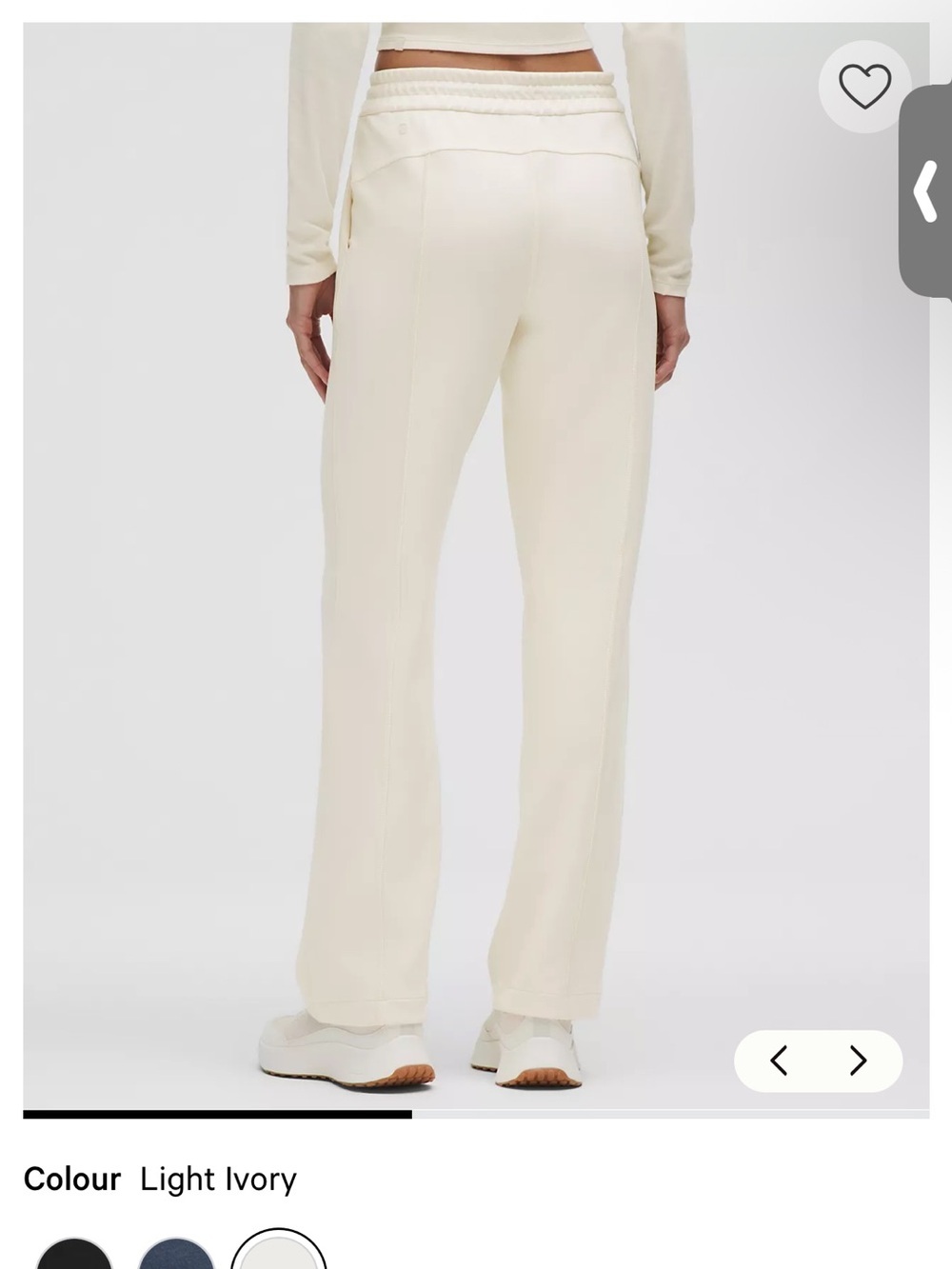 lululemon Softstreme High-Rise Pant
Regular
athletica Light Ivory Wide-Leg Pants